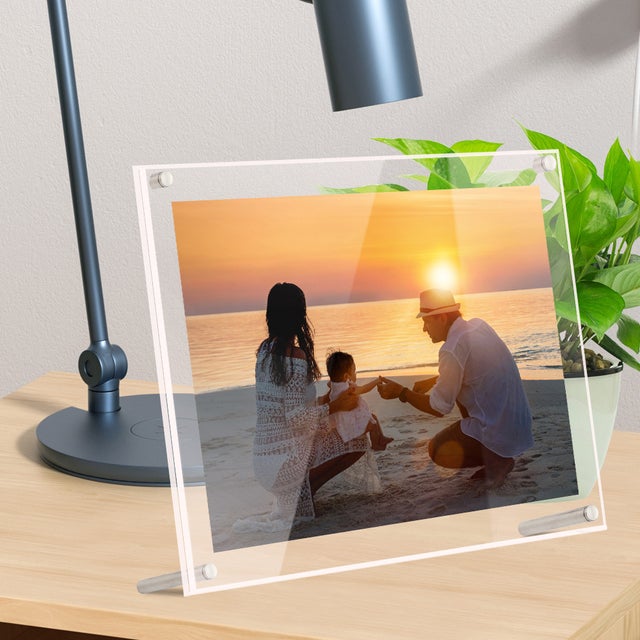 Cadre Photo Sans Bordure 30x30 Verre Clair