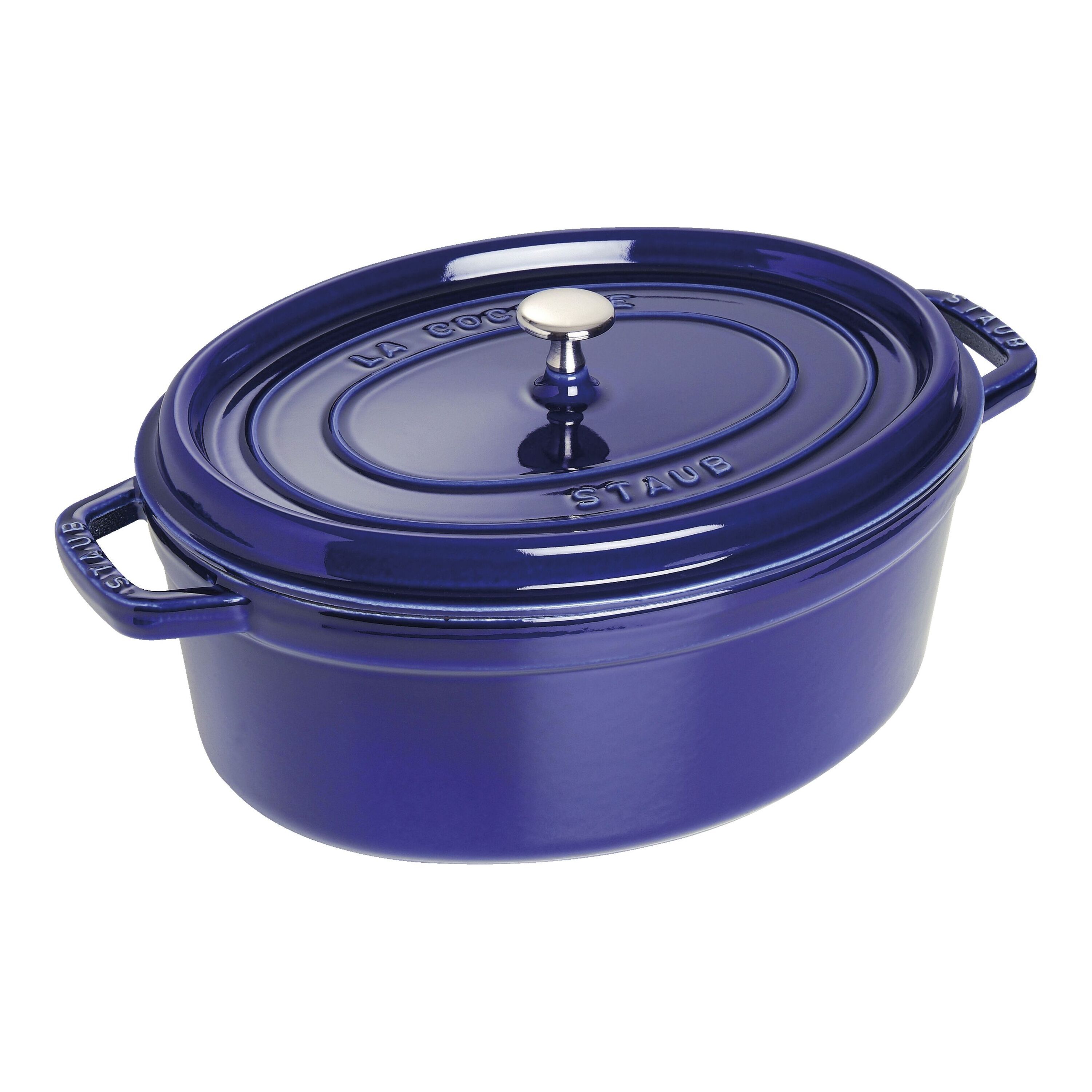 STAUB Cocotte Ovale 31 cm Bleu Intense | Leroy Merlin