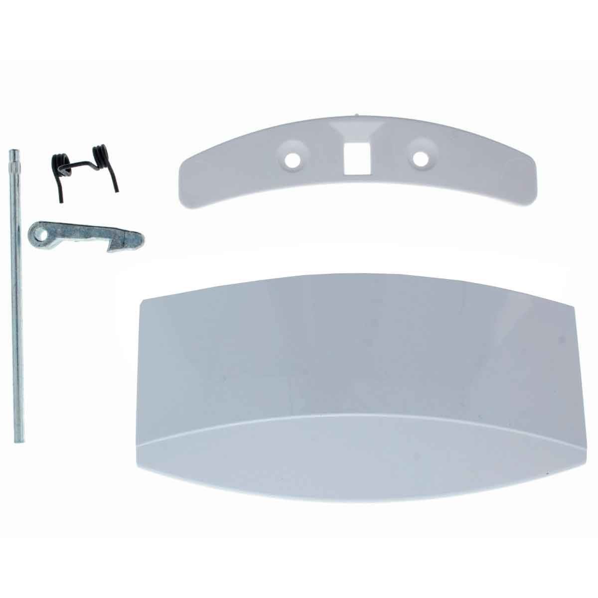 Gancio Porta Metallo Per Lavatrice Zanussi, Ricambio Originale 4055113437, Colore Grigio