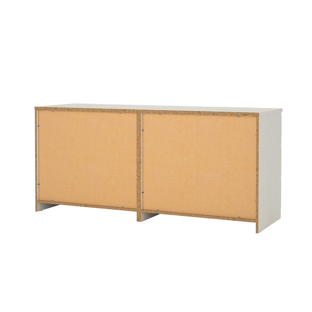 Noulan commode 6 tiroirs décor chêne blanc. - 7