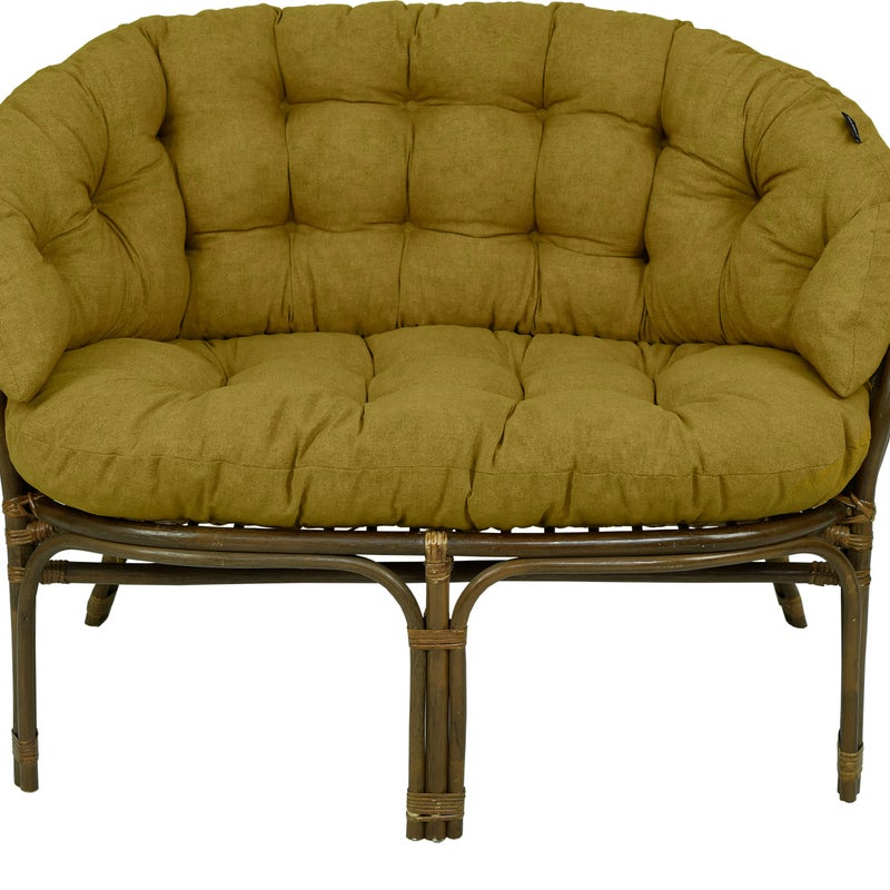 Poduszka na meble rattanowe wiklinowe AMPO komplet miodowy 1 szt.