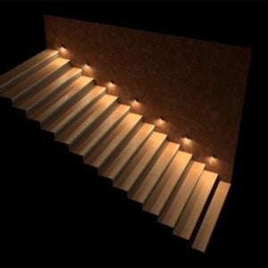 Balise LED Saillie 3W 220V 120° Noire IP44 Pour Escalier (Pack De 10) - Blanc Neutre 4000K - 5500K - SILAMP | Leroy Merlin