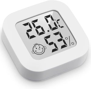 Termometro Igrometro MESTEK Termometro Digitale Ambiente Interno Portable Misuratore di umidità e Temperatura, Punto di Rugiada e Temp di Bulbo Umido, per Industria Agricoltura Meteorologia
