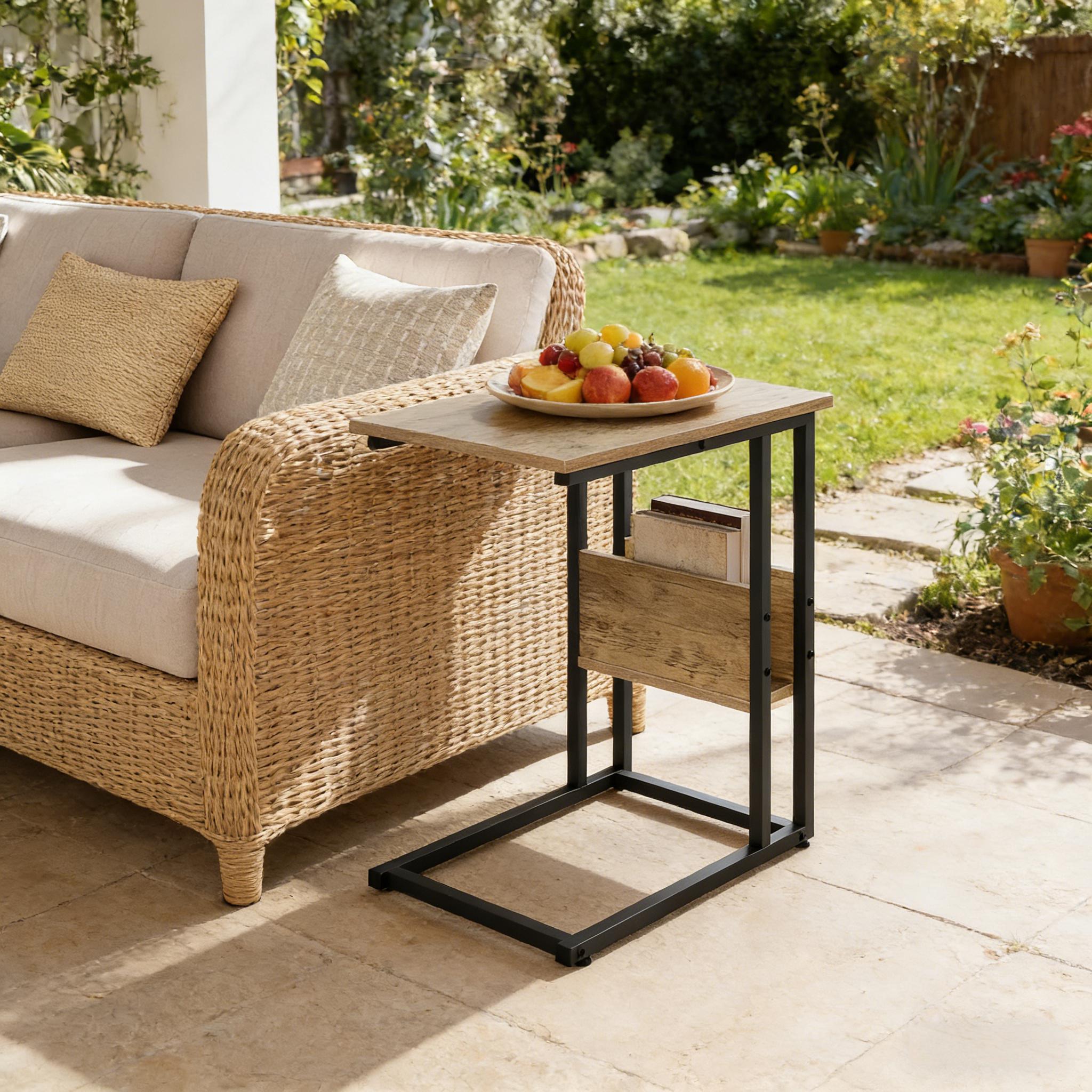 Petite table basse, table d'appoint étroite, table de canapé, table ...