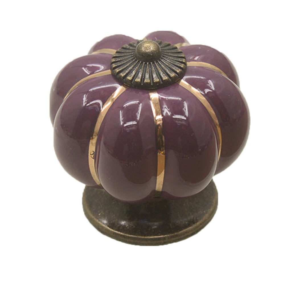 Set Di 10 Pomelli Per Porte E Cassetti In Ceramica, Stile Vintage Con Fiore Rosa, 41 Mm, Con Viti Incluse - 4