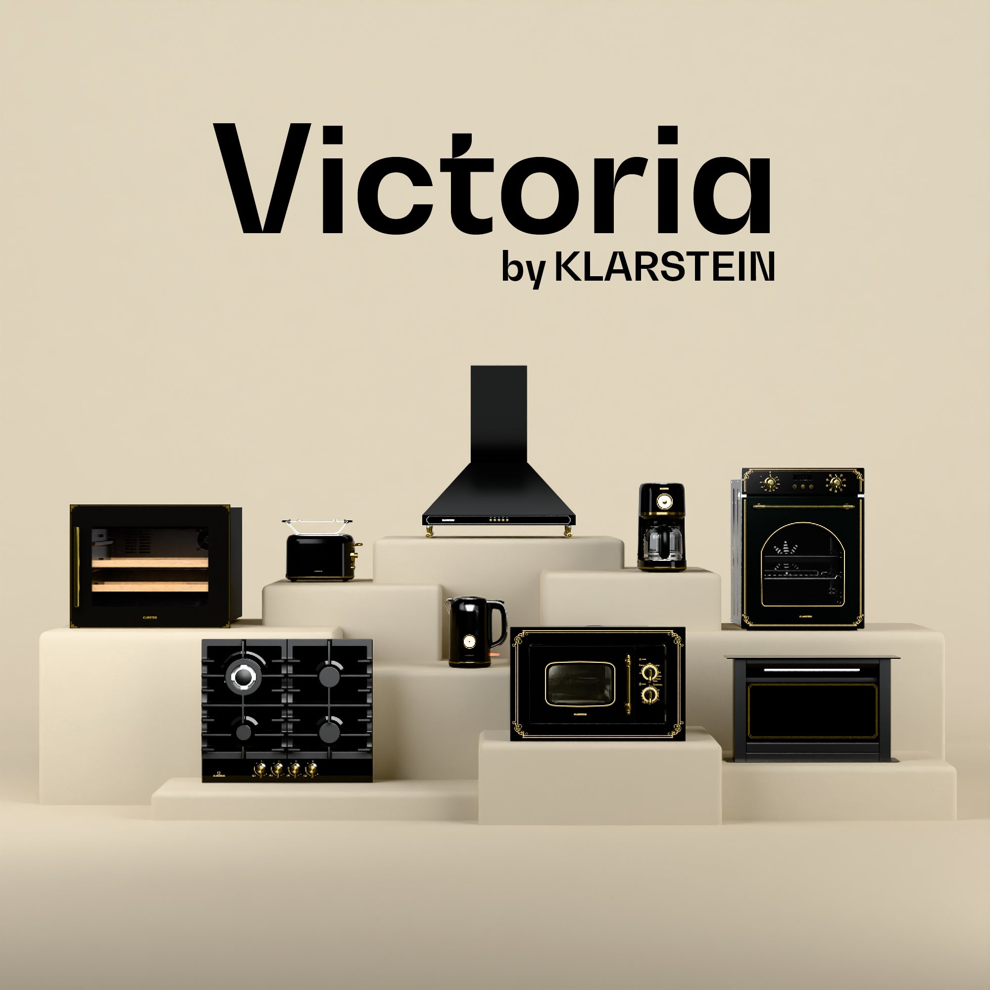 KLARSTEIN Four pyrolyse Victoria | Cuisinière électrique | 3150 W | 76 l | 60 cm Noir - 7