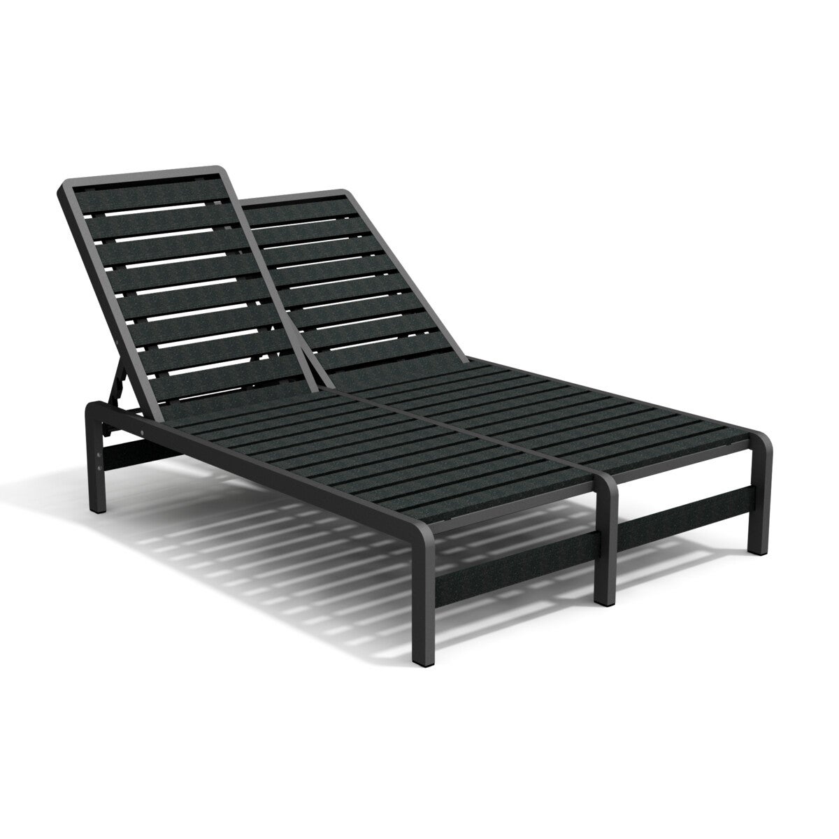 Transat Double Blumfeldt - 2 Places Avec Pare-soleil - Imperméable, Dossier Réglable - Pour Jardin, Piscine - 3