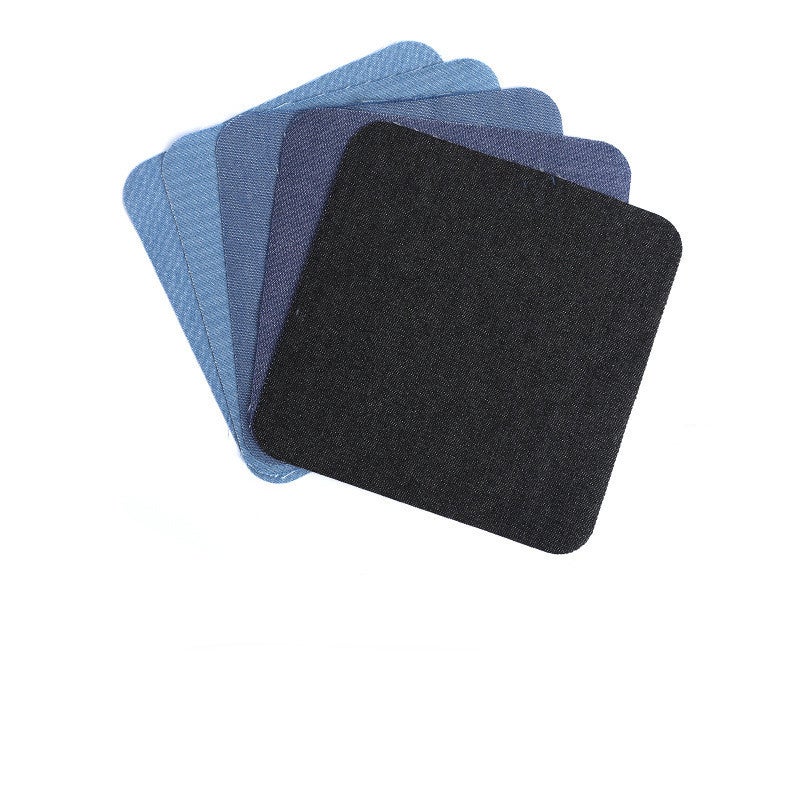 Patch Thermocollant Denim – 5 Rouleaux 8x51 Cm – Patch Jeans à Repasser – Réparation & Décoration Pour Enfants Et Adultes