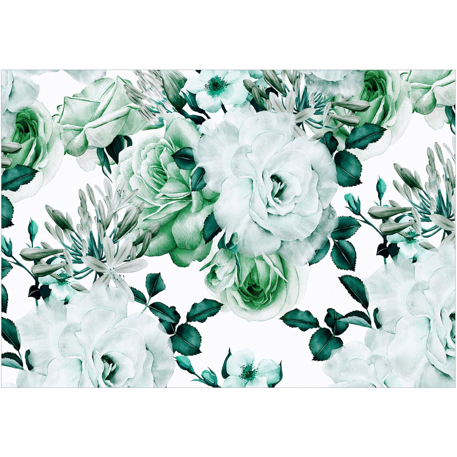 Papier peint adhésif Jardin sentimental - 98 x 70 cm - 2