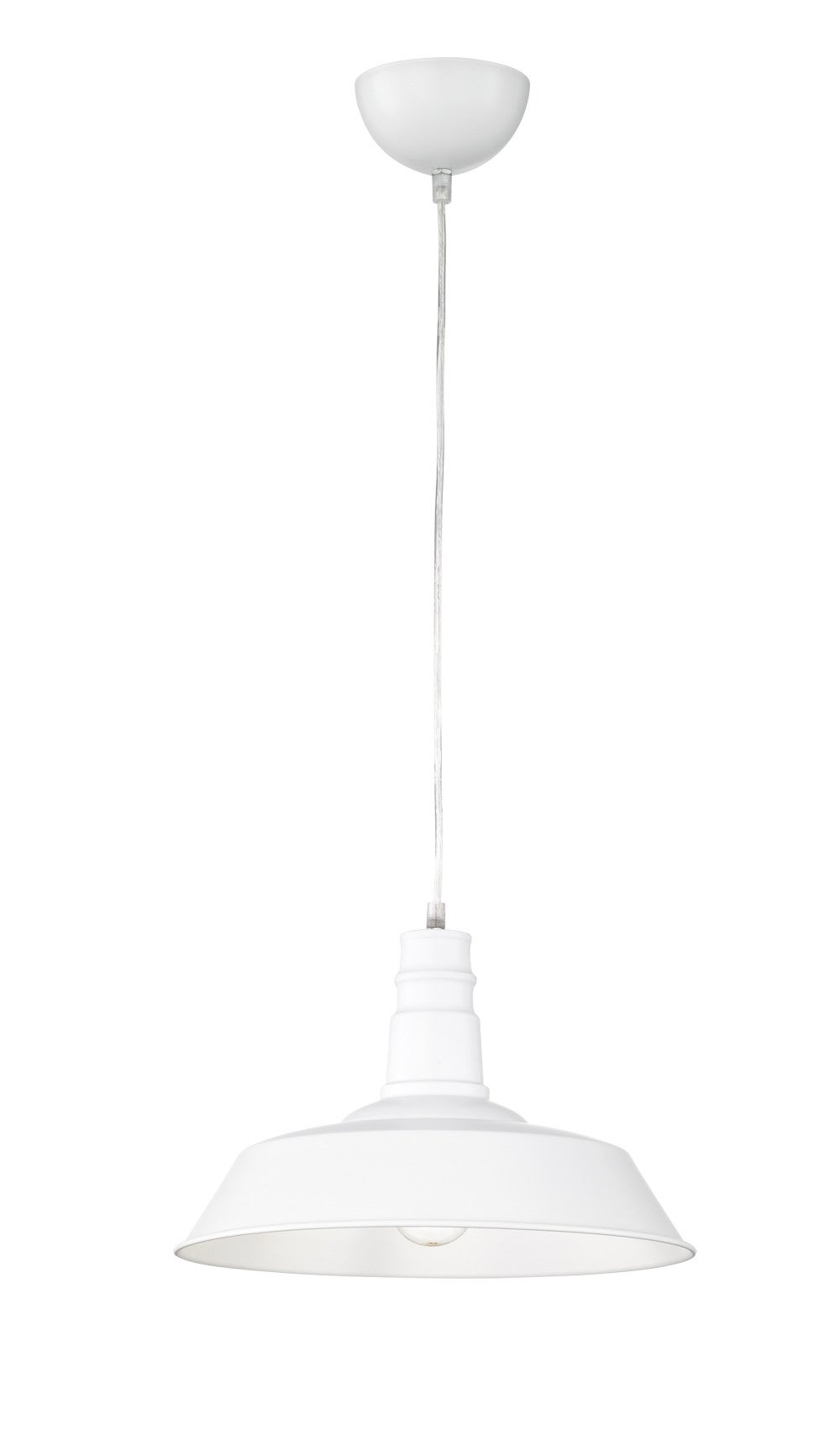 Lampa wisząca WILL biała 1xE27x60W metal wym:150x36x36cm IP20 RL