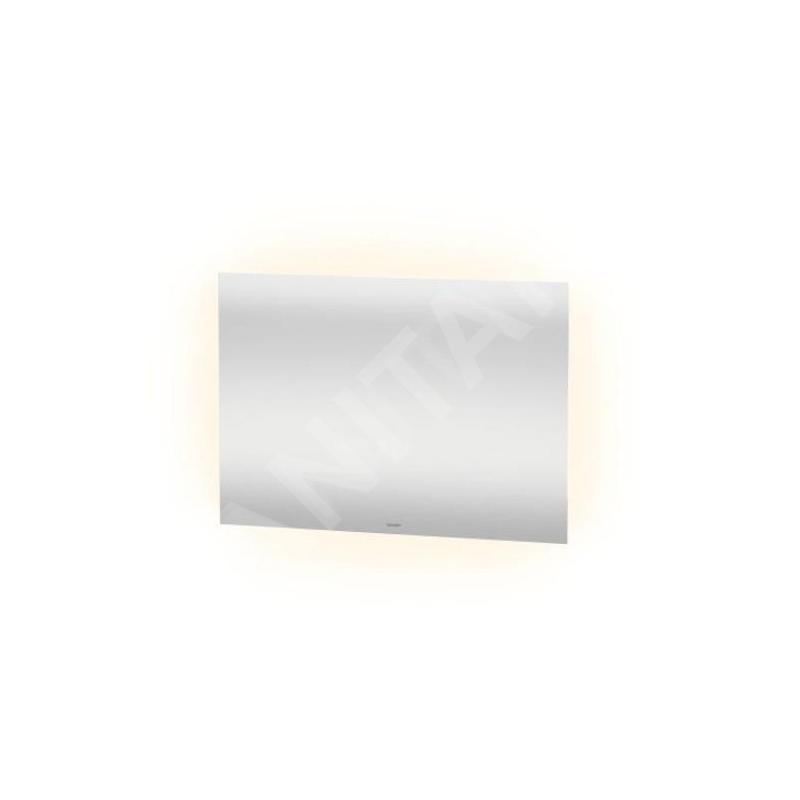 Duravit luz y espejos mejor espejo con iluminación led, interruptor sensor, calefacción de espejo, iluminación indirecta, altura 700mm, blanco brillo