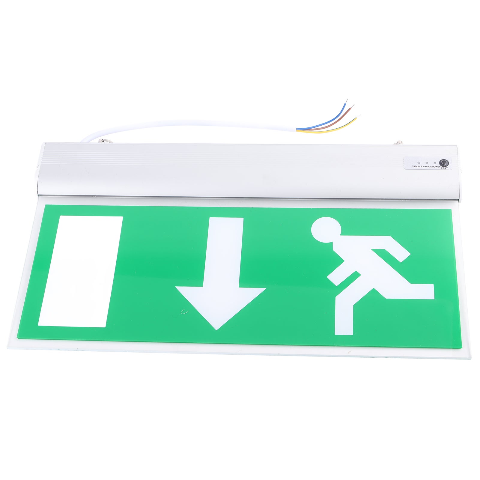 Panneau lumineux LED en acrylique pour sortie de secours, indicateur ...