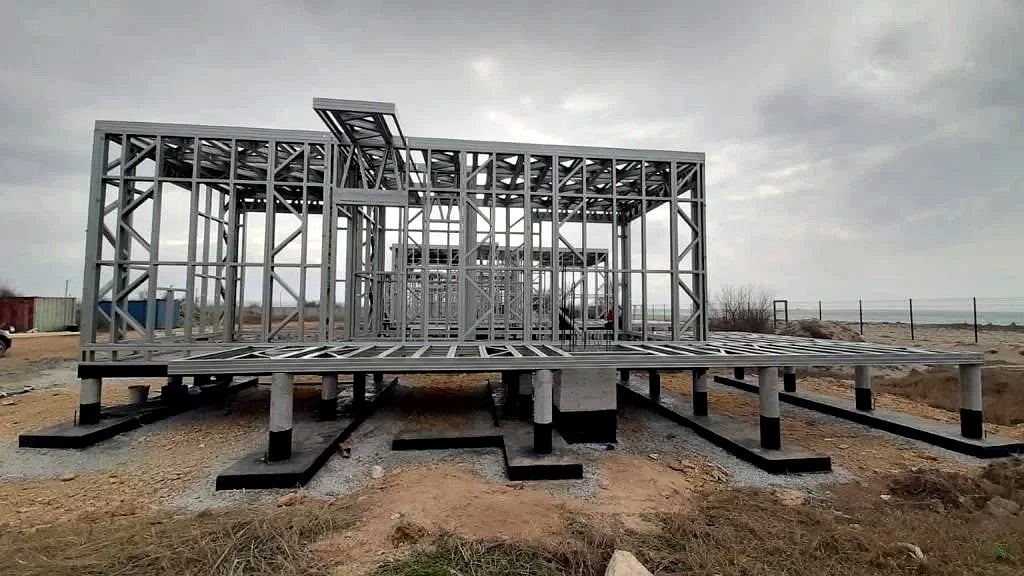 🇮🇹 Casa Prefabbricata Steel Frame 30 m² + Terrazza 10 m² | Kit Completo Pronto al Montaggio - 2