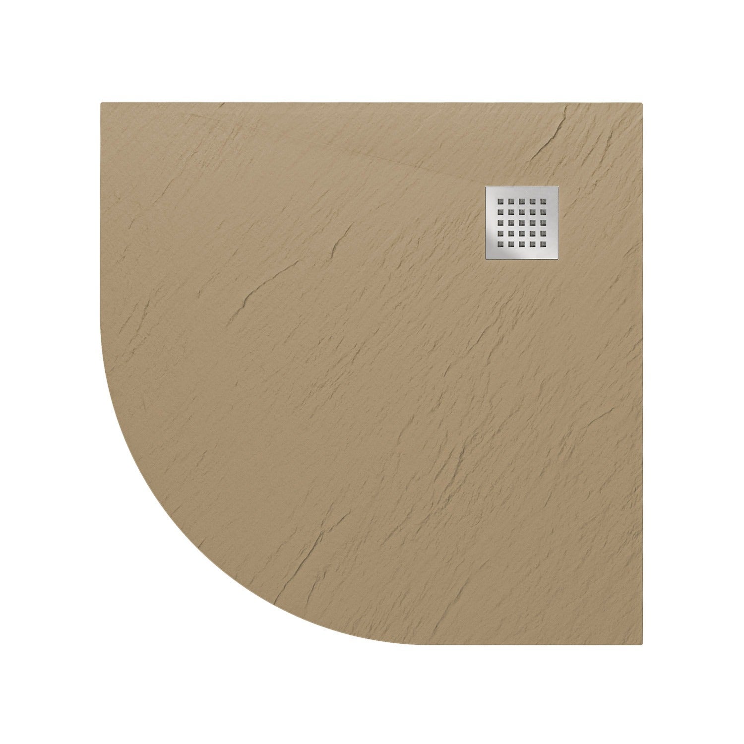 Receveur De Douche En Résine Marbre Sable Effet Pierre 80x120 Cm Ercos Stone Bpmarsston8012