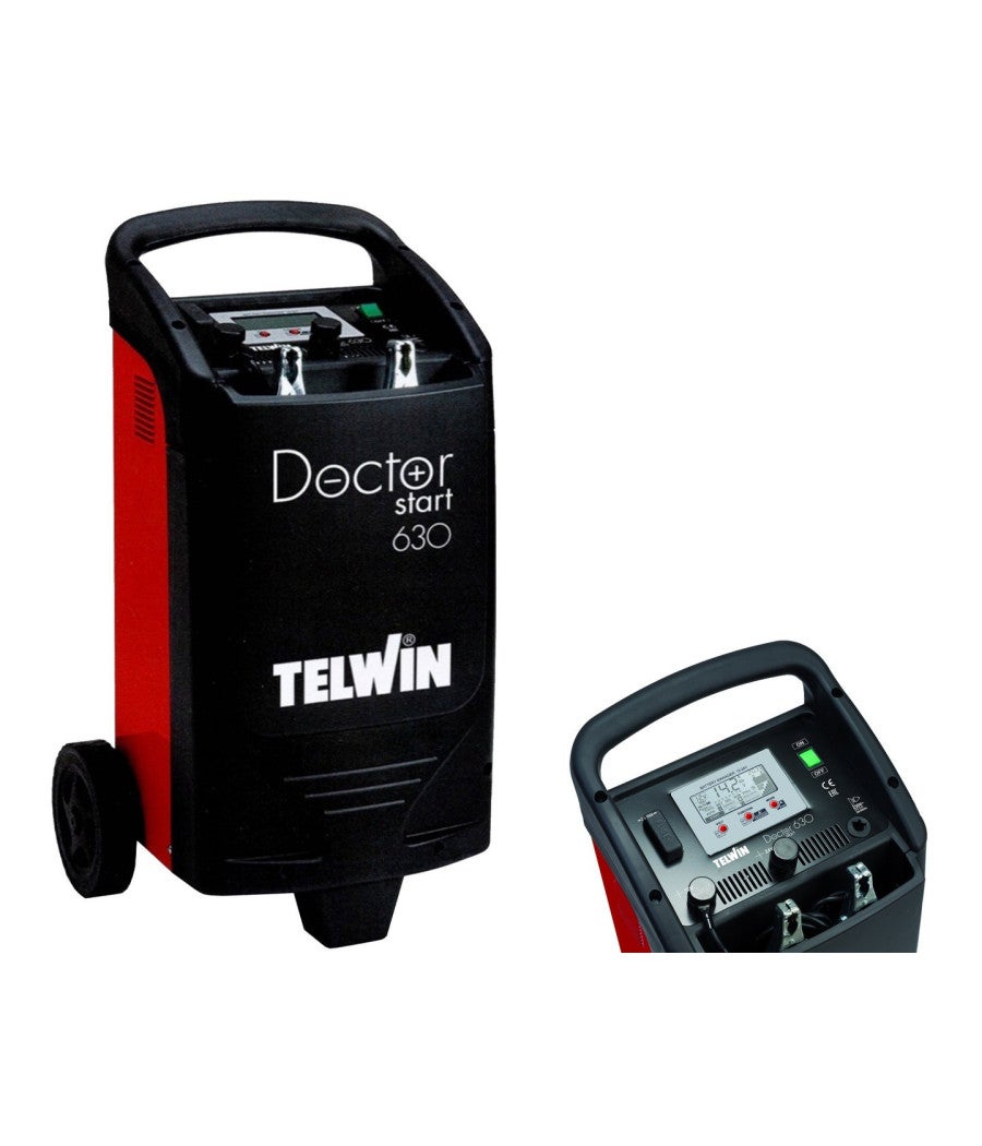 Trade Shop - Telwin Doctor Start 630 230v 12/24v Caricabatterie Avviatore Tester Elettronico - - 3