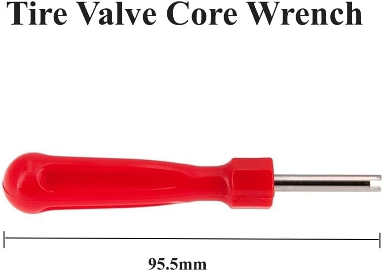 Kit 5 Pezzi Estrattore Per Nucleo Valvola – Cacciavite Per Valvole Auto E Moto – Utensile Riparazione Pneumatici In Acciaio