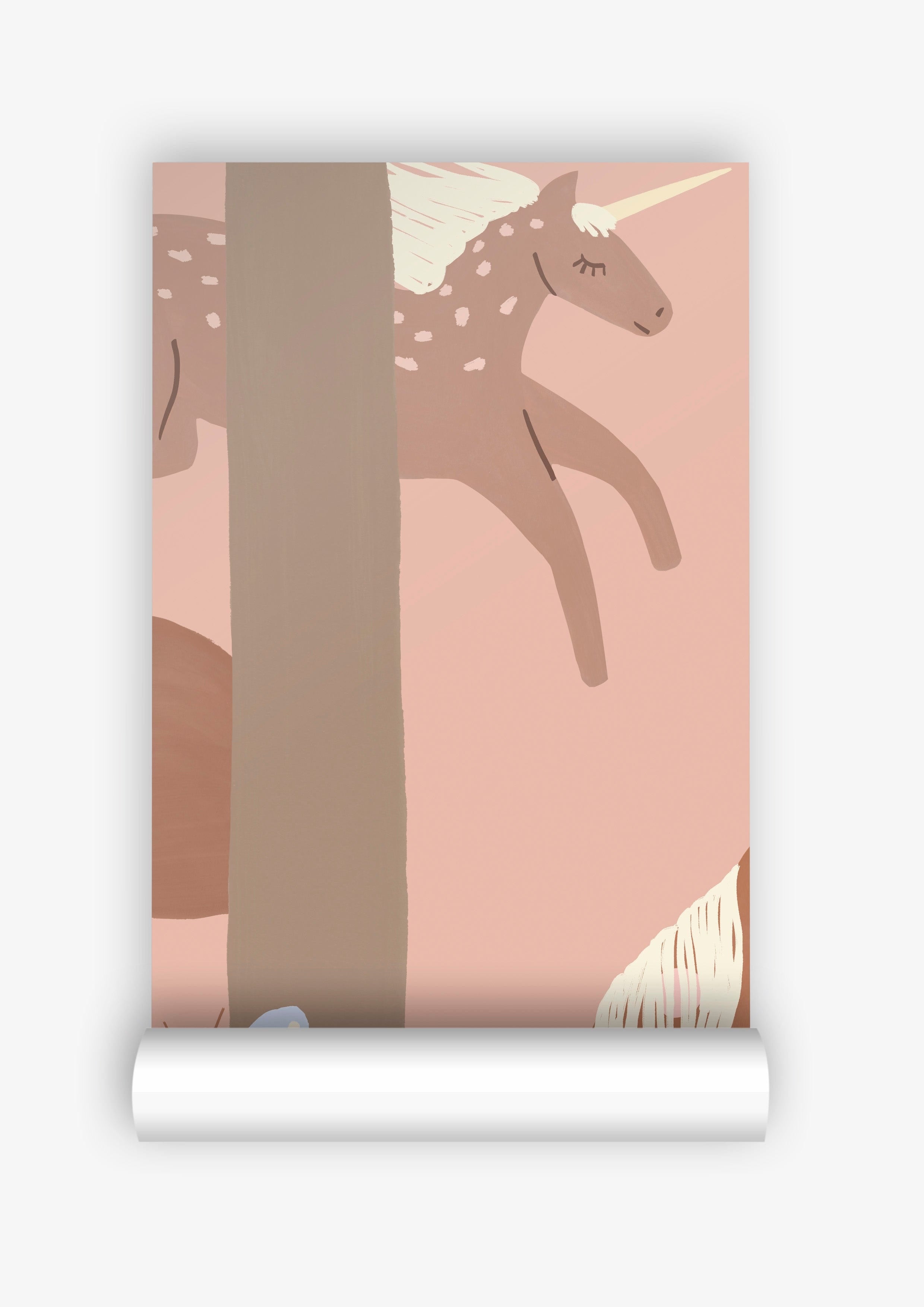 Roomblush - Licorne - Papier Peint Intissé - Panoramique - Chambre d'enfant - 300cm x 285cm - 3