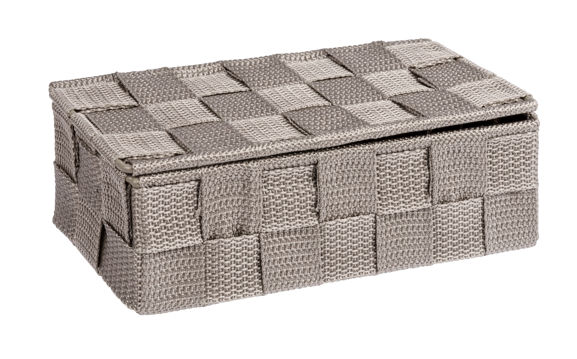 Cestino Da Bagno Wenko Adria Con Coperchio - Grigio Scuro, 26x7x17 Cm, 4 Scomparti - Foto 7