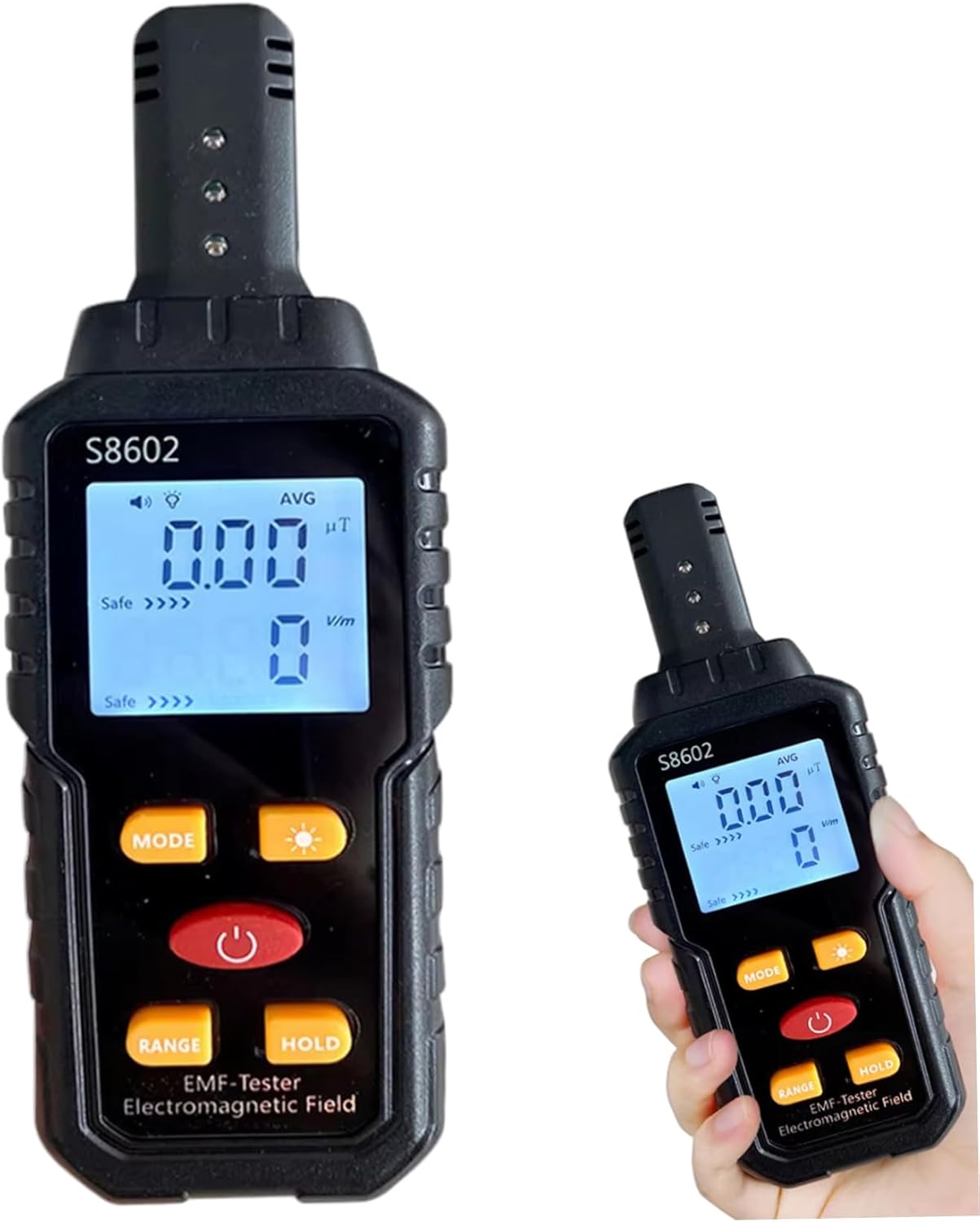 Compteur Geiger Portable Rechargeable – Détecteur Rayons β γ X, Alarme 3 Modes, LCD