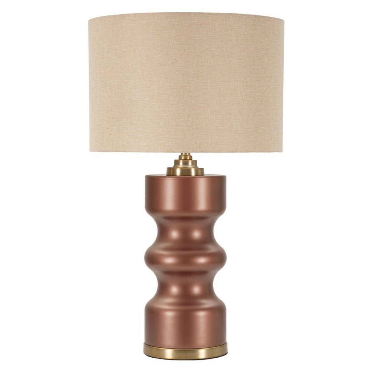 Lampa Stołowa Tabitha, Szkło, Brązowy, Seven Design