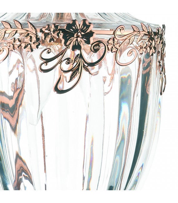 Suspension Ottoman or poli et verre 1 ampoule - 5