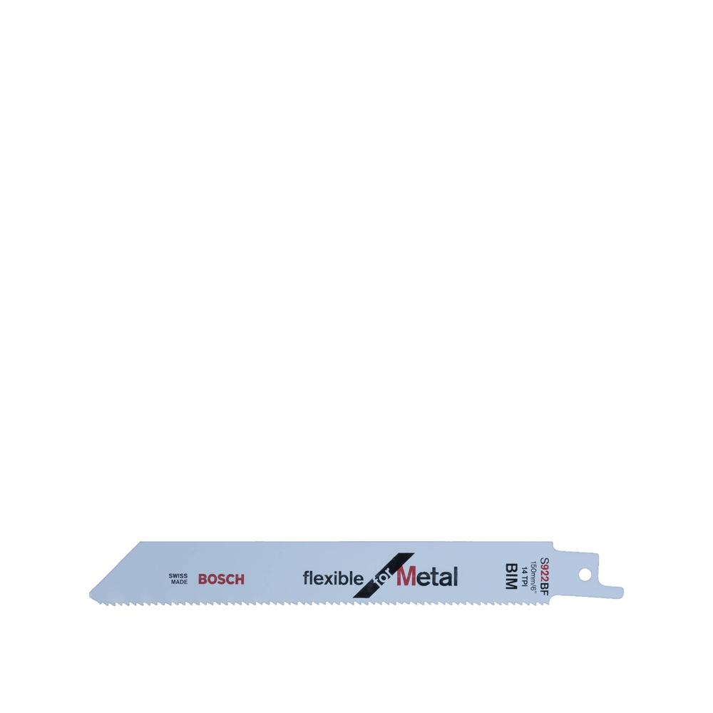 Brzeszczot do piły szablastej Bosch S 922 BF metal elastyczny 25 sztuk