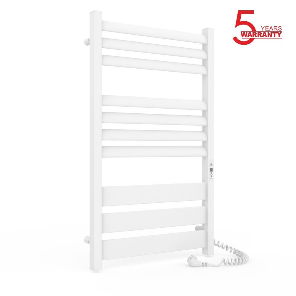 Grzejnik łazienkowy elektryczny LAVINA 500x900 z minutnikiem ECO, 280W, Biały