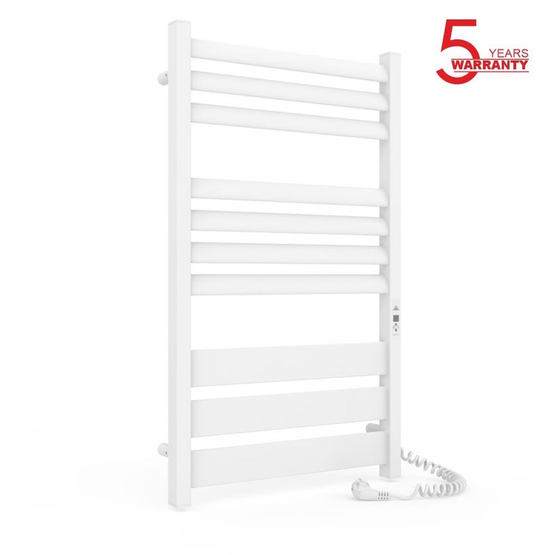 Grzejnik łazienkowy elektryczny LAVINA 500x900 z minutnikiem ECO, 280W, Biały