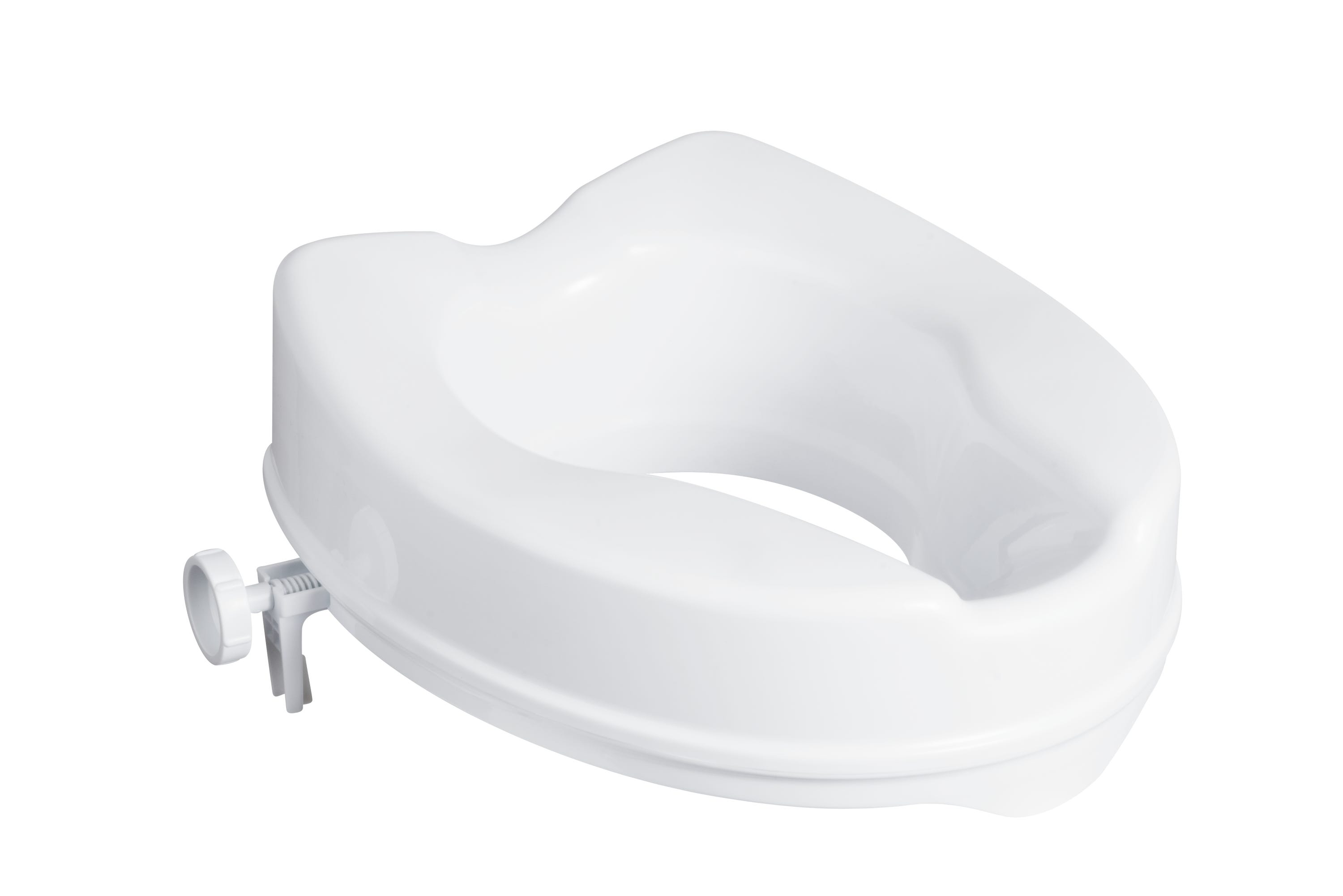 SENSEA - Réhausseur de toilettes - Surélévateur de WC - Blanc - COMFORT - 3