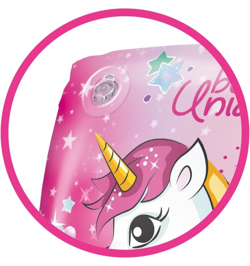 Manguitos Inflables De Unicornio Para Niños – PVC, 2 Cámaras De Aire, Apto Para 2-6 Años Y 6-20 Kg, Con Bomba De Aire