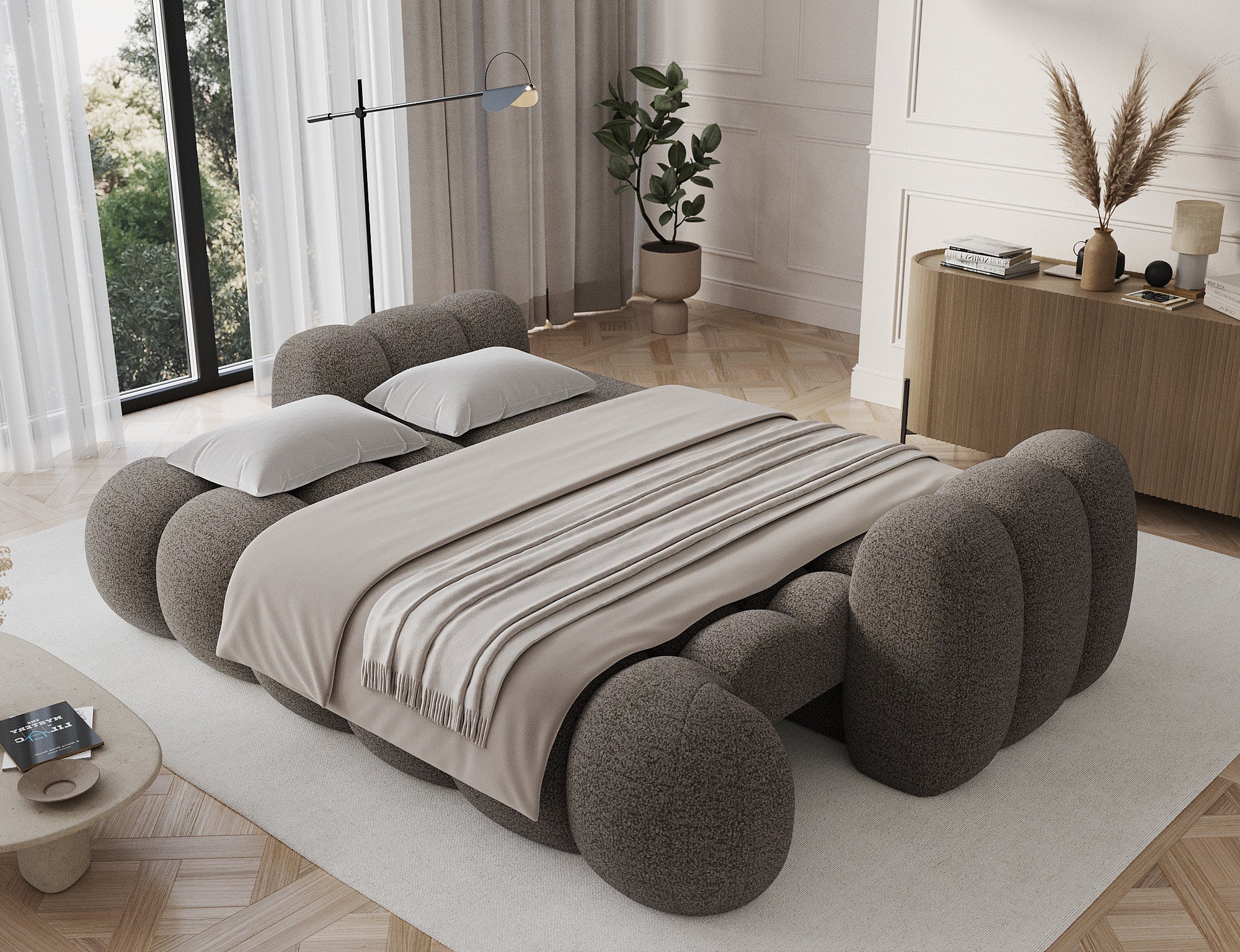 Canapé design COCOON – Le confort moderne au service de votre quotidien-Marron - 4