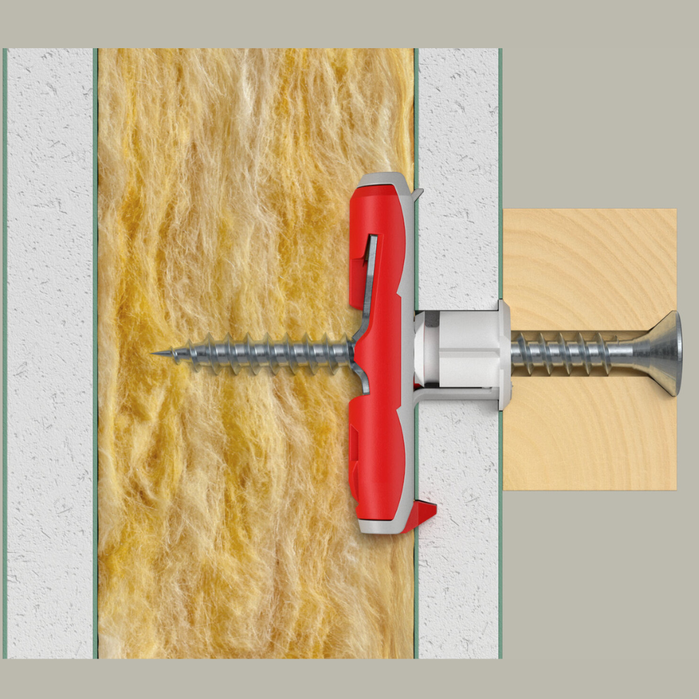 Fissaggio basculante in nylon duotec s - ø mm.10, vite mm.5x50 - 4