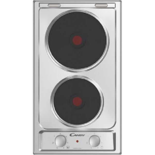 Candy Ce32xk Acero Inoxidable Integrado 30 Cm Hornillo Eléctrico / Placa Eléctrica 2 Zona(S) Acero Inoxidable, Leroy Merlin