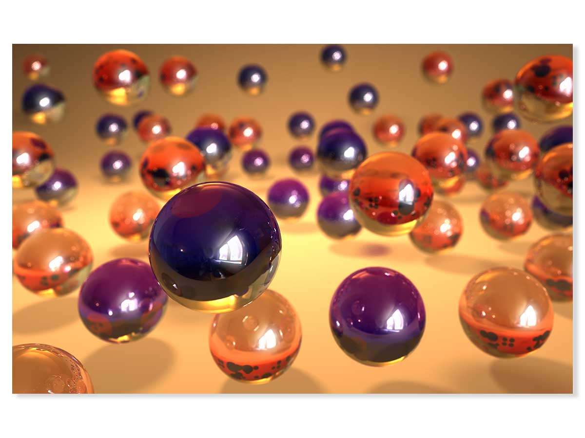 Cuadro burbuja - 80x50cm - made in france