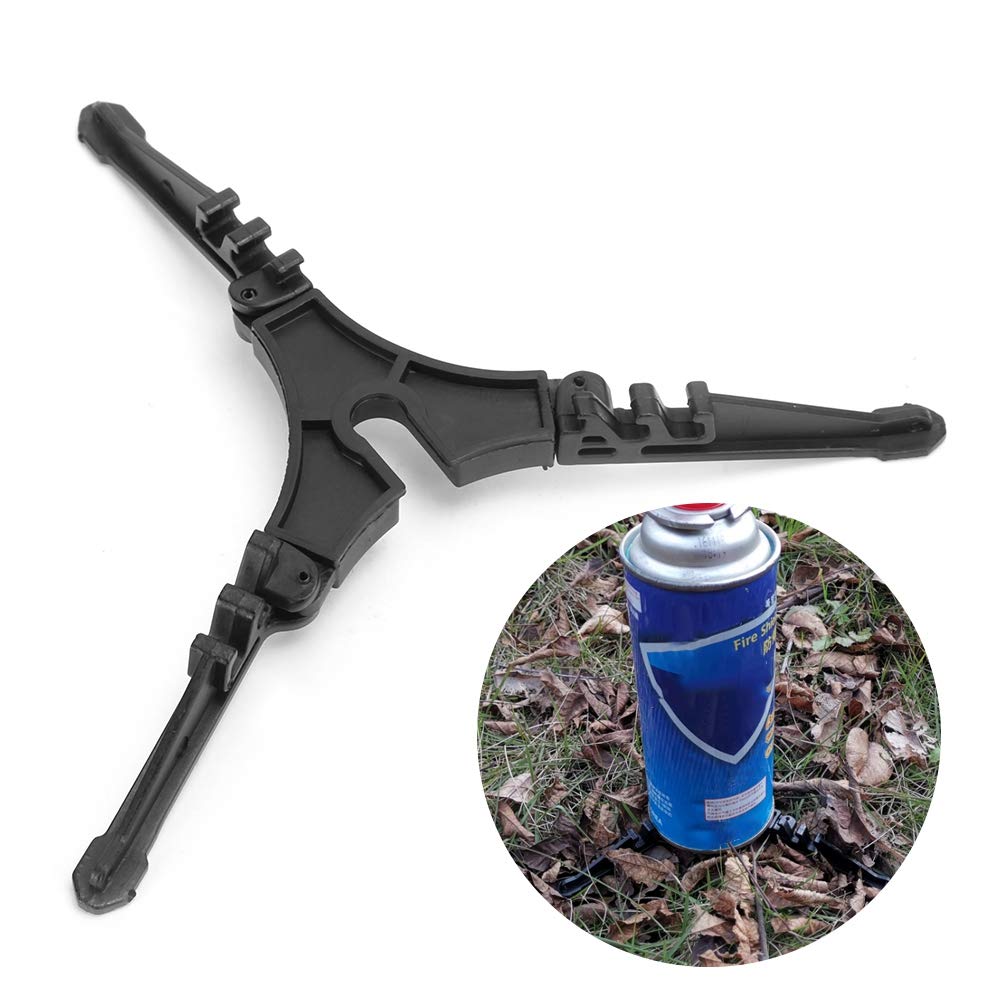 Support de cartouche de gaz de camping en fer avec