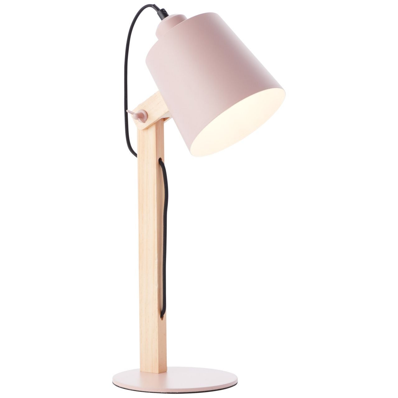 Lampa BRILLIANT, Wiley spot bar 2 płomienie jasne drewno / czarny, 2x D45, E14, 60W, obrotowe głowice