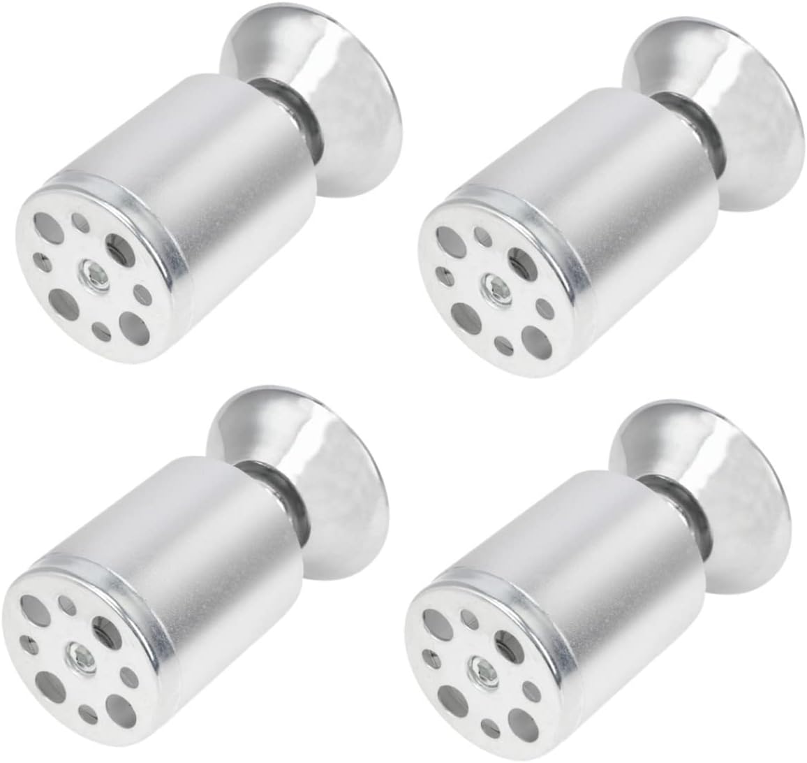 4 nivelatoare rotunde reglabile din aluminiu și metal pentru mobilier, pentru mese și canapele.