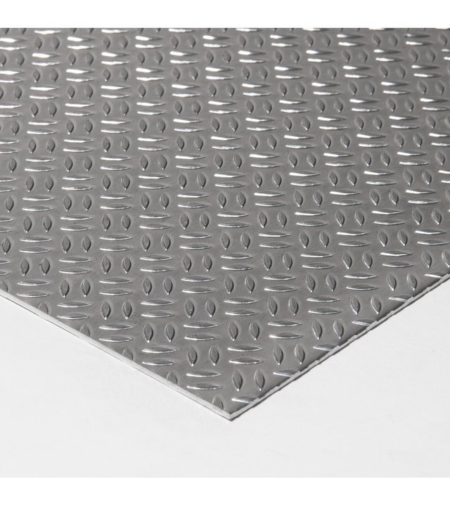Plaque Aluminium Grain de riz, ép. 1/2mm, Hauteur 20cm x Largeur 120cm