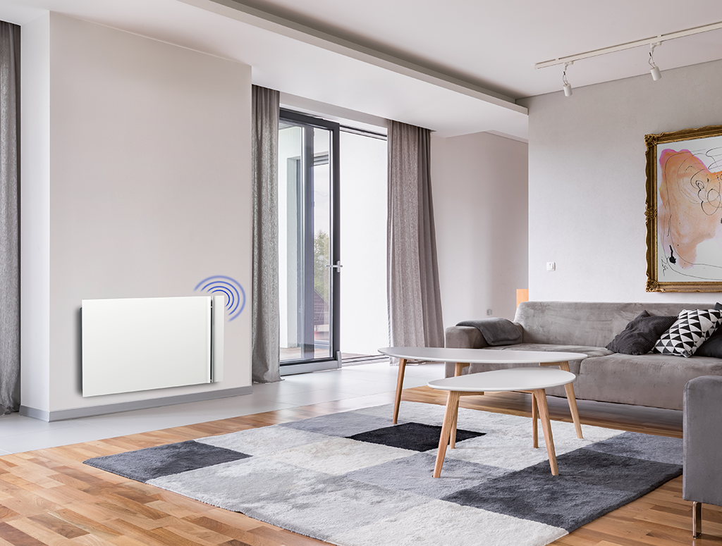 Radialight KYOTO Radiateur Electrique Dual-Therm Ultra Plat avec Wi-Fi 750W Blanc - 4