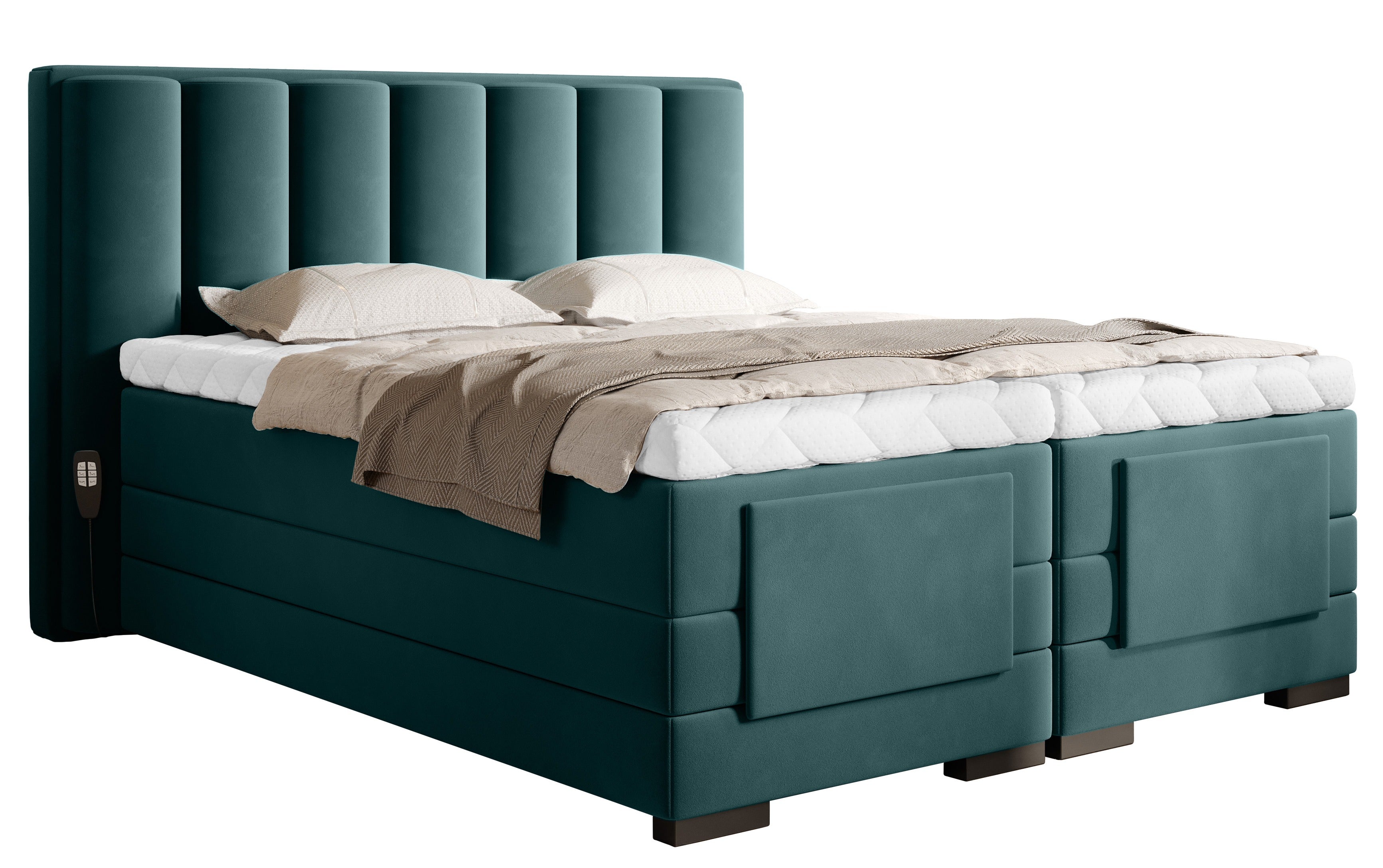 Sommier électrique à Inclinaison Double – Télécommande incluse – 160 x 200 cm – Structure en
