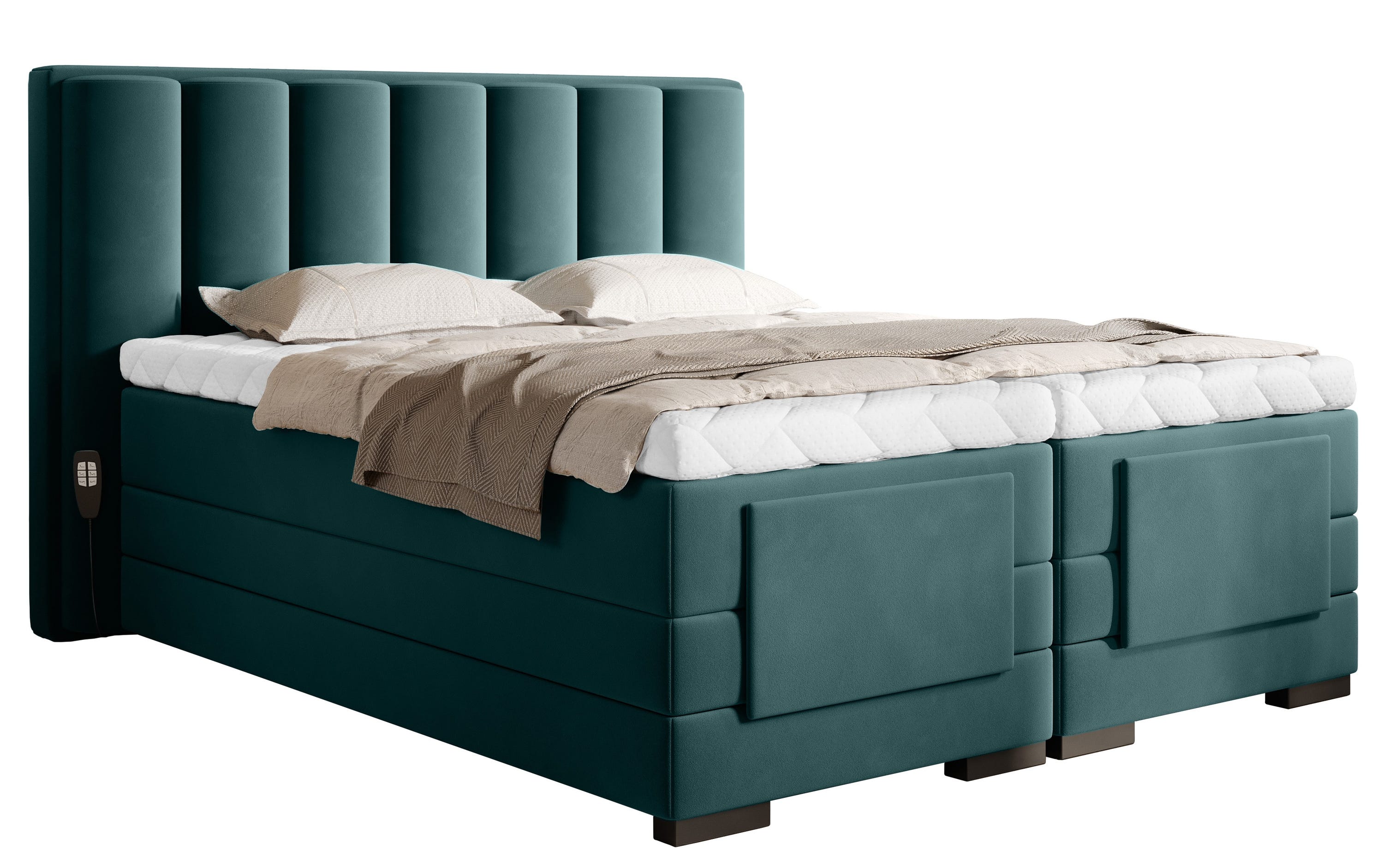 Sommier électrique à Inclinaison Double – Télécommande incluse – 160 x 200 cm – Structure en Sommier électrique à Inclinaison Double – Télécommande incluse – 160 x 200 cm – Structure en