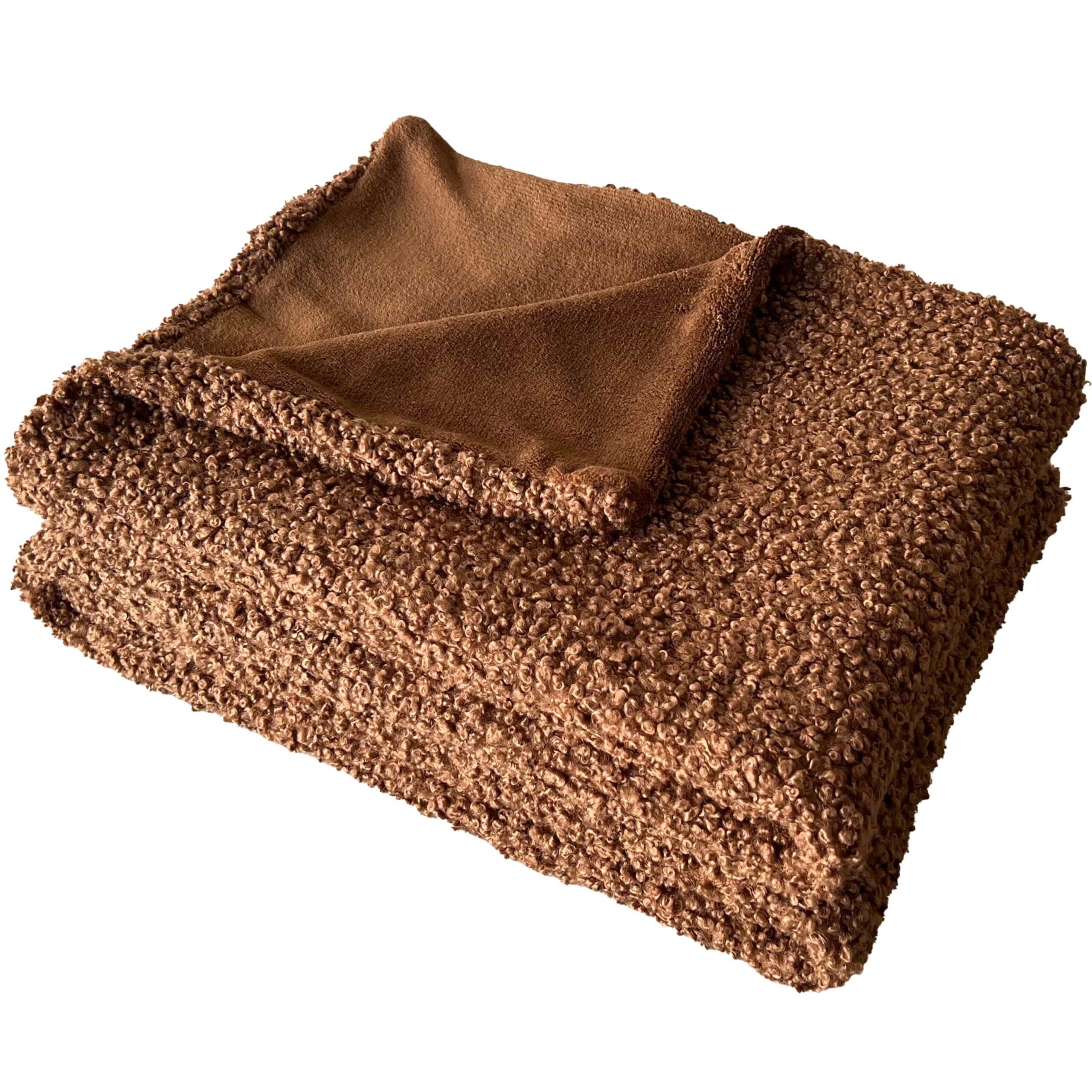 Coperta In Pile Serenhom 127x152 Cm - Morbida Plaid 3D A Rombi - Leggera Per Divano, Campeggio E Viaggi - Colore Viola (Pueple) - 3
