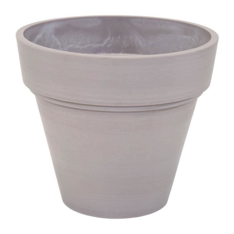 Plant pot Mega Collections Ecostone Planter Black noir Plastic Recycled 55 x 51 cm