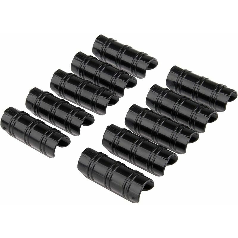 20 Morsetti Per Serra 2,5 Cm, Clip Per Tubi Da Giardinaggio In ABS E PC, Fissaggio Per Telo Protettivo E Reti Ombreggianti (Bianco)