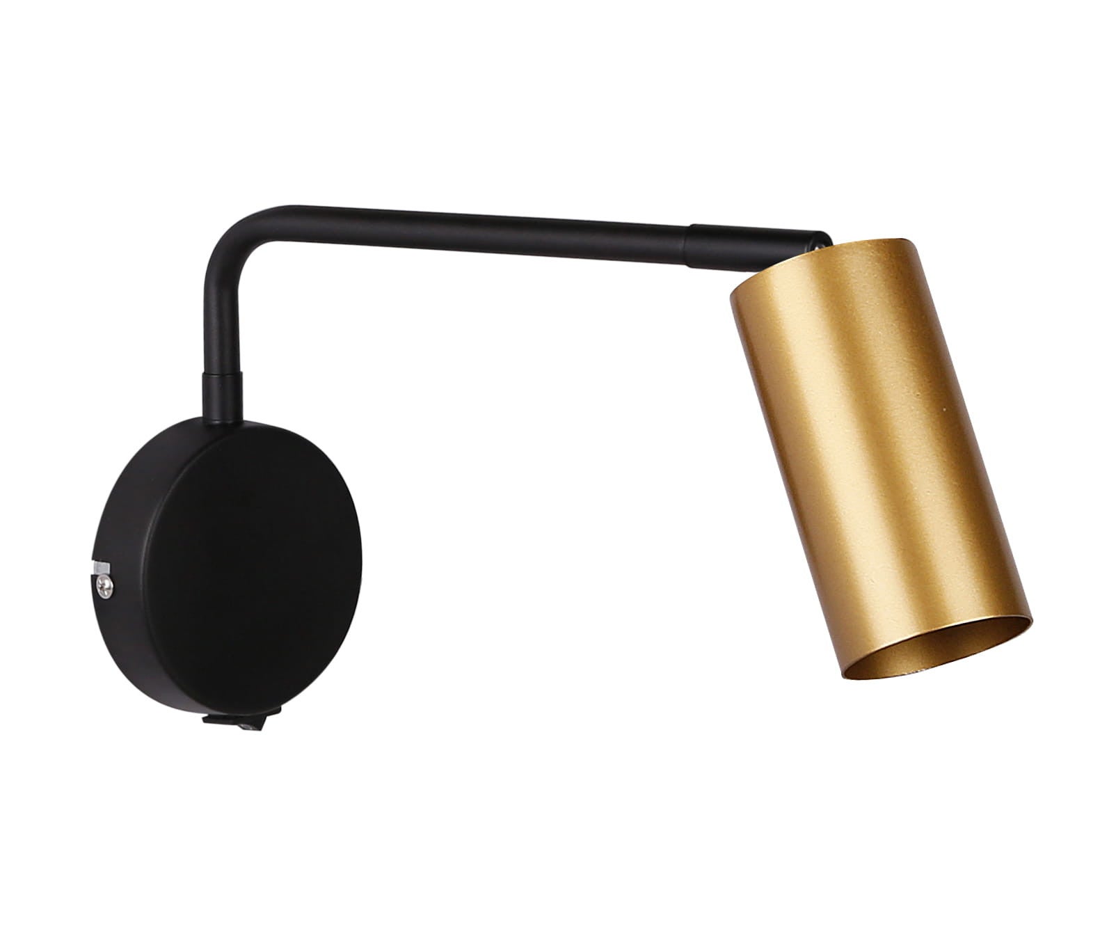 Kinkiet ścienny Tina czarny-mosiądz-złoty 1xGU10x15W wym: 15 x 31 x 9 cm metal IP20 Candellux