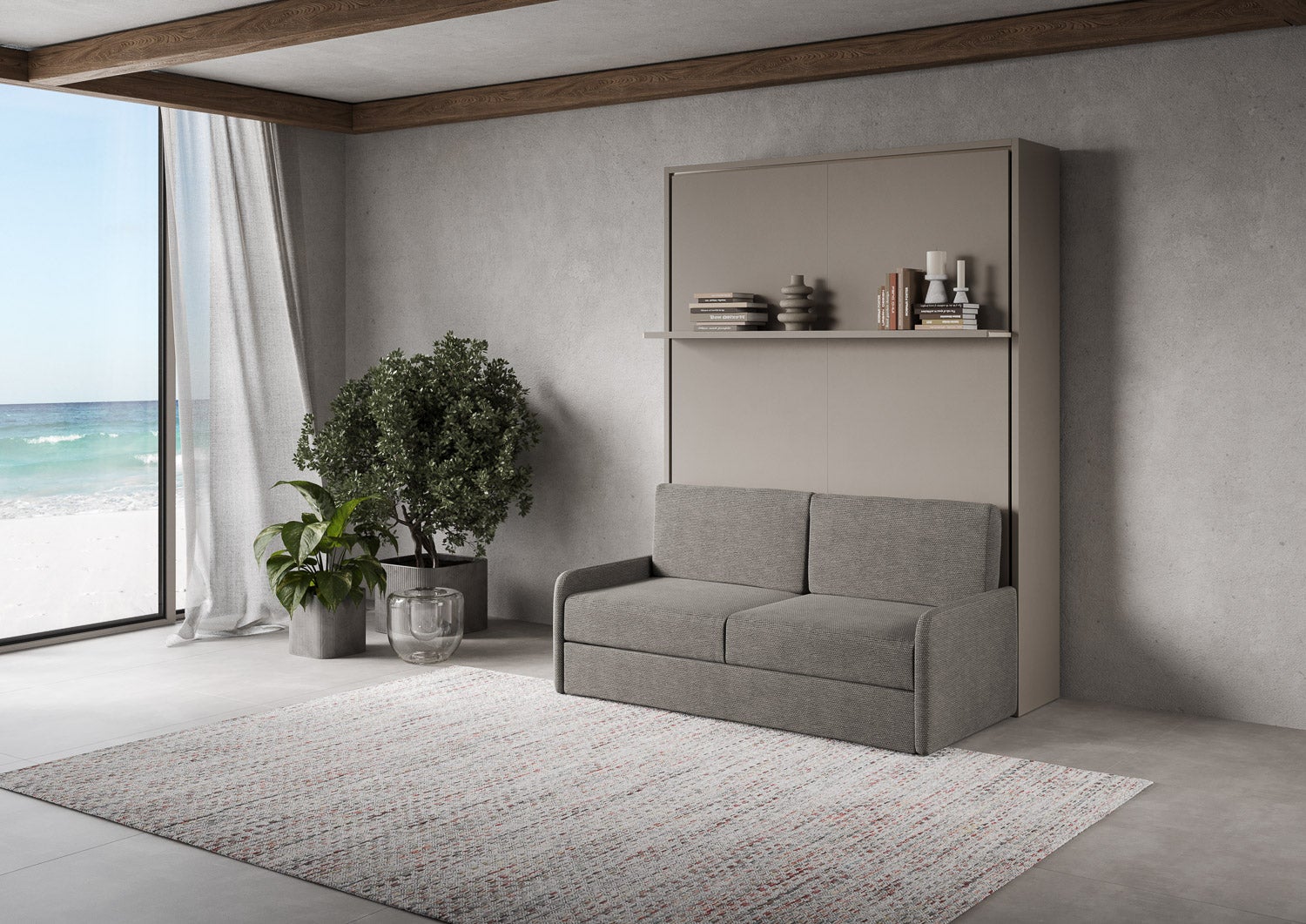 Letto Matrimoniale A Scomparsa Con Divano Usato Letto Matrimoniale