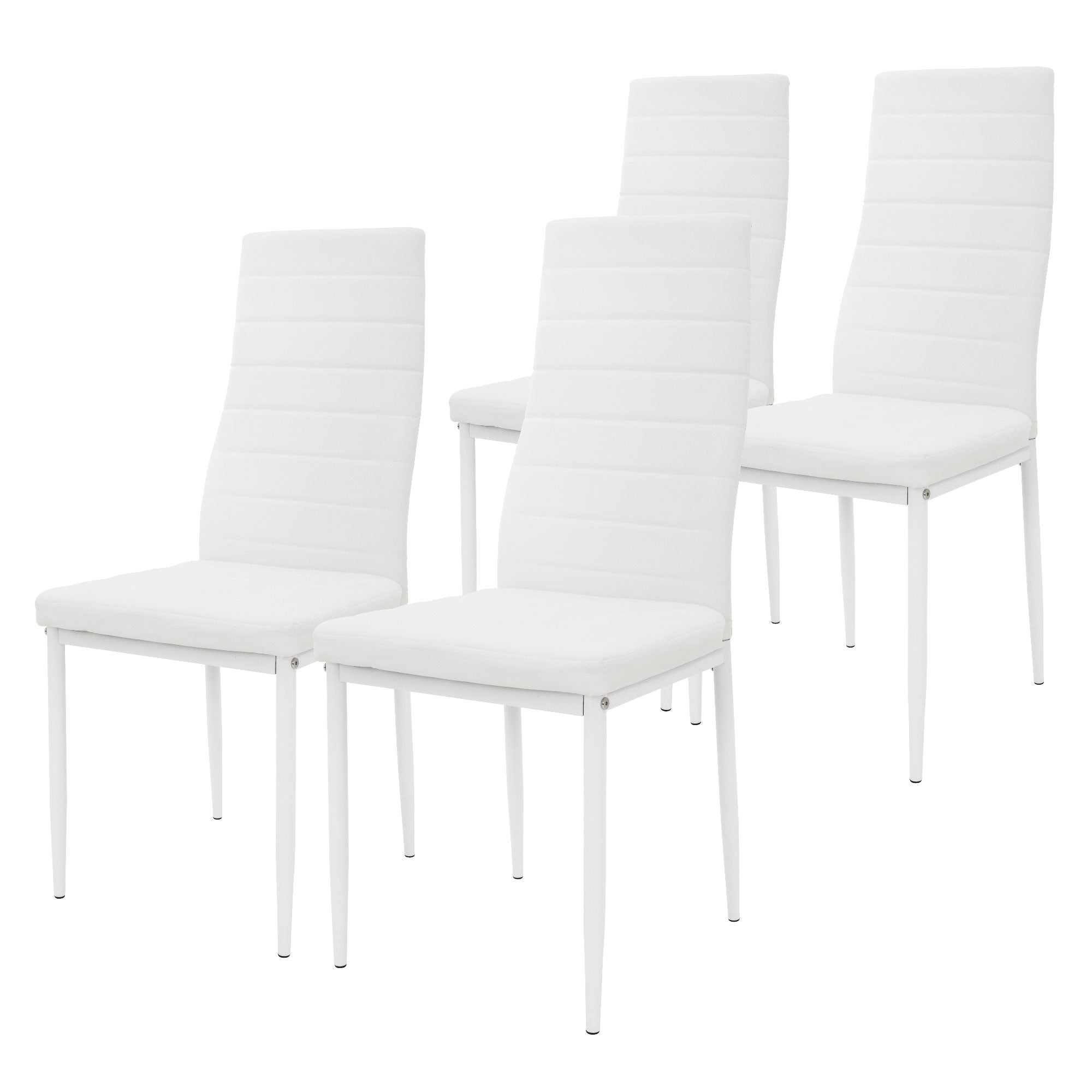 MEUBLE COSY Sedie da Pranzo Set di 4 con Braccioli