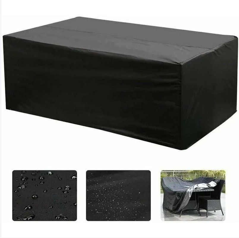1 x Prostokątny pokrowiec na meble ogrodowe Oxford (213 x 132 x 74 cm) z ochroną UV