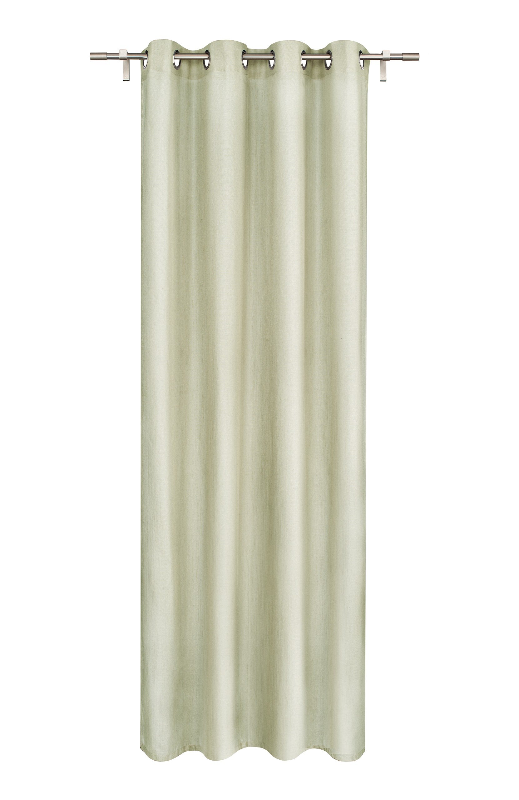 Tenda Con Occhielli Beige In Poliestere Riciclato, Al Pezzo 130x300 Cm 235180