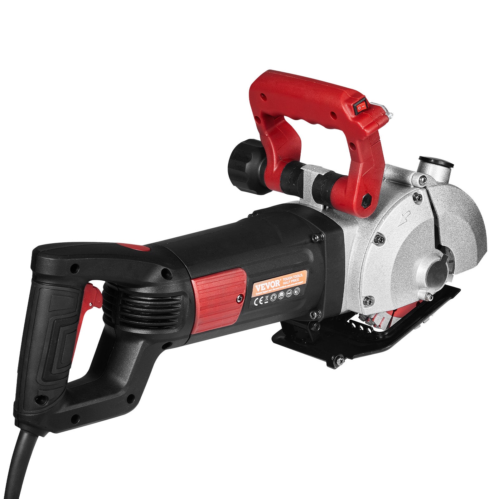 Rainureuse Murale Électrique SucceBuy 4800W 220V, Scie à Rainurer Béton et Brique Profondeur 34 mm avec 5 Disques, Machine de Découpe Multi-Matériaux - 8